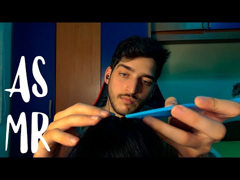 ASMR PEINANDOTE la CABEZA para relajarte!!!💤💤👩