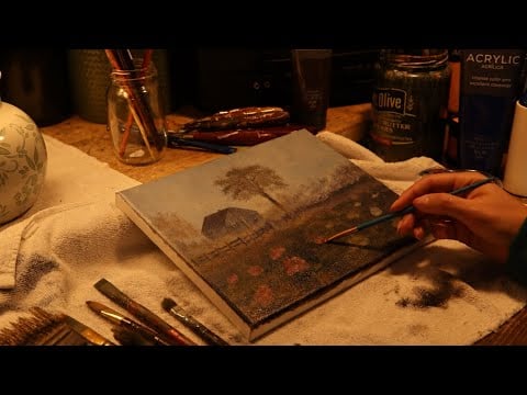 Pumpkin Patch Painting ASMR | No talking