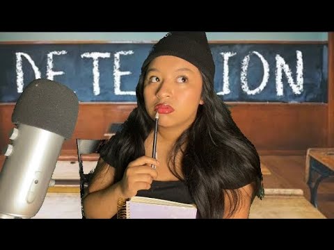 ASMR pov girl in Detention does your makeup 💄 💋✨