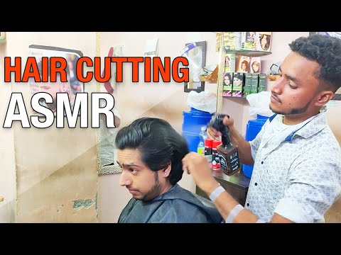 ASMR HAIR-CUTTING , SCISSOR SOUND ✂️🧔 | NO TALK ASMR | BY INDIAN BARBER ARBAAZ | INDIAN ASMR