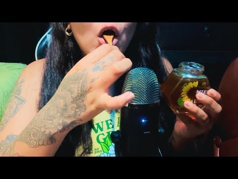 🍯 🔥ASMR | COMIENDO MIEL 🔥 🍯
