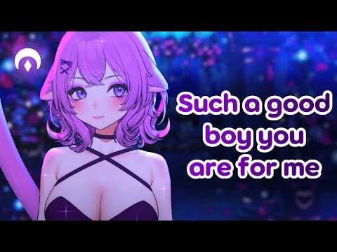 You Need This, My Good Boy 💜 Cat Girl Breathy Kisses and Praises ASMR