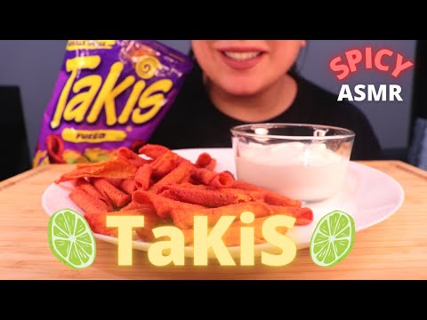 ASMR TAKIS + SOUR CREAM MUKBANG 먹방 |CRUNCHY EATING SOUNDS|