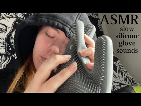 ASMR slow silicone glove sounds for a soothing sleep