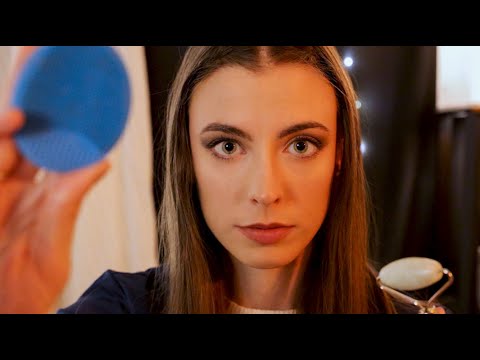 ASMR Warm Winter Spa (Hydrating Facial) Layered Sounds, Fire Crackles, For Sleep