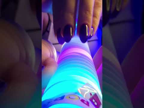ASMR Scratching & Blue light 💙 #asmr #asmrvideo #asmrcommunity