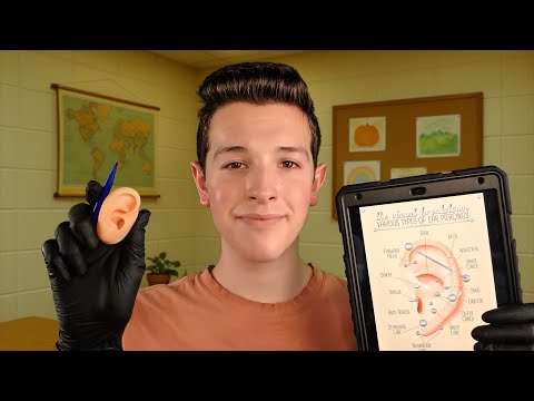 ASMR Guy in the Back of Class Pierces Your Ears