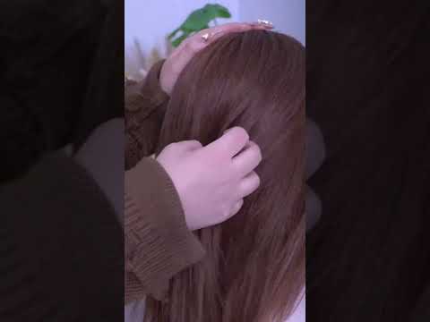hair play with long nails #asmr #hairasmr #hairsounds #sleepaid