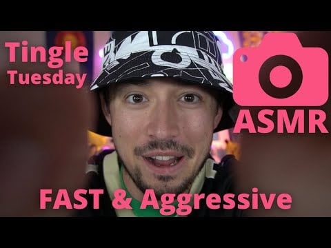 Camera ASMR  | Fast & Aggressive ASMR | TINGLE TUESDAY | Fast, Unpredictable, Random ASMR