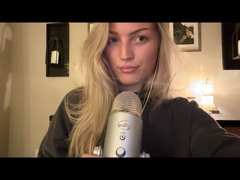 ASMR whisper ramble + fabric scratching 💌 ( bag tour asmr! ) 