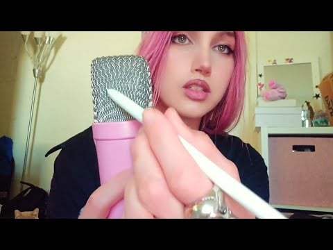 Unboxing new pink microphone (asmr)