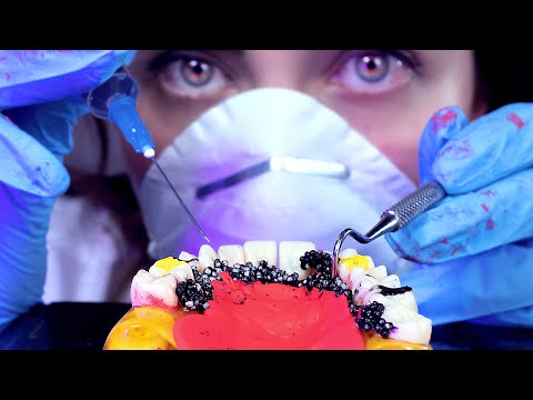 Limpieza de dientes extrema | Asmr roleplay visita odontológica | ASMR Español | Asmr with Sasha