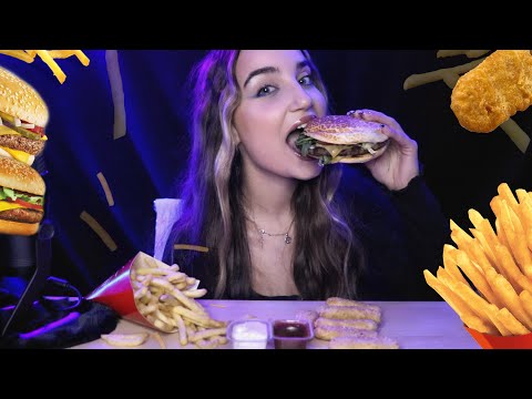 ASMR: QUICK FORMIDABLE, CHICKEN DIPS, FRIES MUKBANG