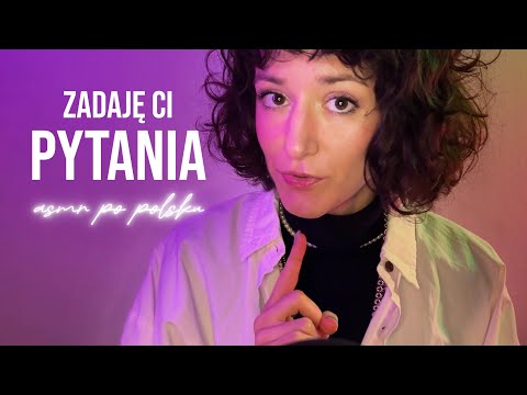 ASMR PO POLSKU ⭐️ Zadaję Ci Proste Pytania 🙋‍♀️ Szept i Dźwięki Klawiatury