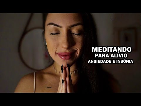 ASMR: Posso te ajudar a MEDITAR pela primeira vez (alívio da ansiedade e insônia)