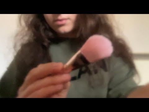 ASMR doing your makeup on camera🎧actual camera touching, personal attention- no talking & no tapping