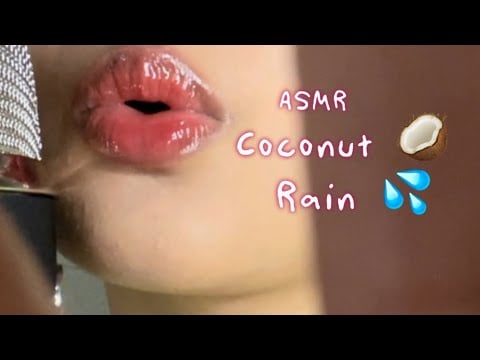 ASMR | COCONUT RAIN 🥥🌧️