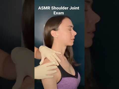 The Best ASMR Shoulder Joint Exam Fasciitis Treatment Medical Exam Role-play
