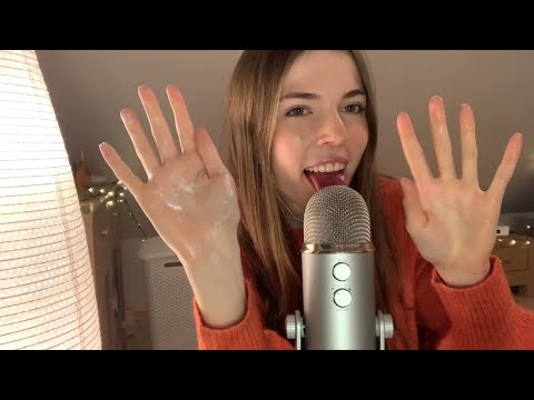 ASMR lotion sounds 🧴 🎙