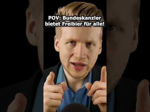 ASMR - POV: Bundeskanzler bietet Freibier für alle! #shorts #asmr #roleplay #deutscheasmr