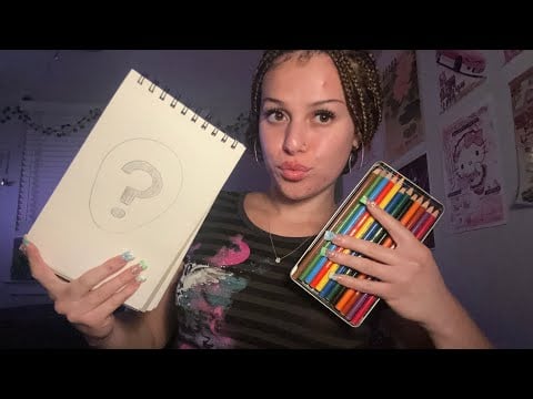Roleplay ASMR | NY scam artist does your caricature! 🎨🖌️