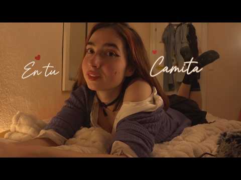 ASMR 🧡 Un día Duro? Te hablo SUAVE En TU CAMITA y CERQUITA Para Relajarte y DORMIR