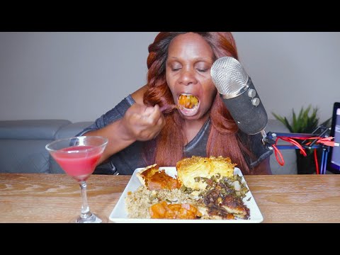 My Thanksgiving Dinner ASMR EATING SOUNDS 2022