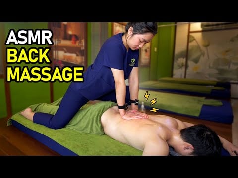 ASMR 🔥 She’s Incredible Intense Back Massage for Stress Relief