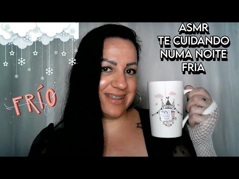 ASMR-CUIDANDO DE VC EM UMA NOITE FRIA #asmr #rumo1k #arrepios