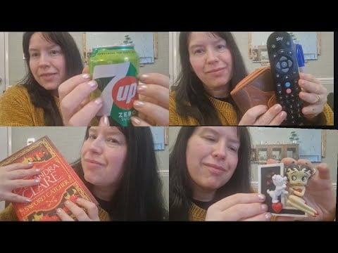 Grabbing things from my Lounge and Tapping on them ( and whispering )