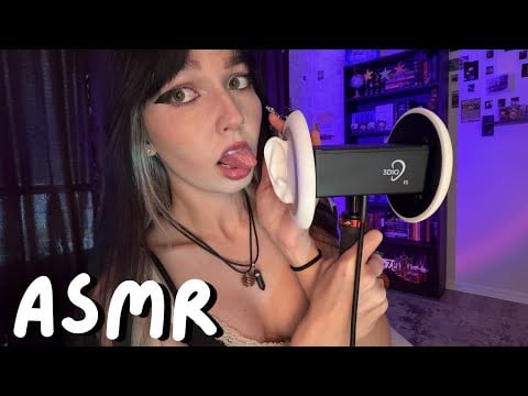 My First Mouth Sounds ASMR on a 3Dio (EXTREMELY INTENSE) 