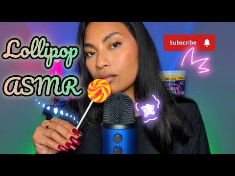 ASMR Tingly Lollipop Loop Video , Relaxing Background Sounds For Anything