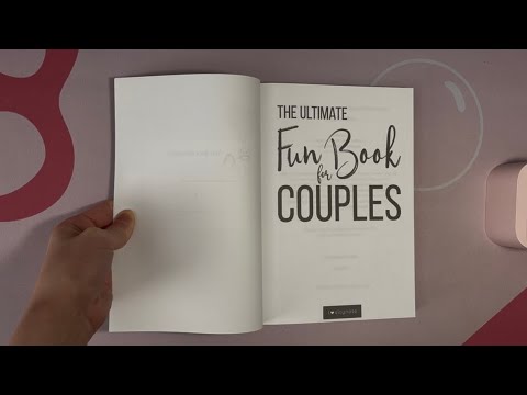 ASMR Flipping Through The Ultimate Fun Book For Couples