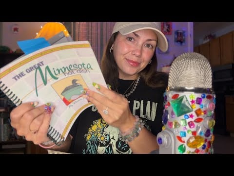 asmr at the kitchen table🧡🌱 (going through a cookbook + chatting)