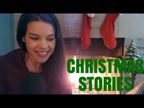 [ASMR] Reading Christmas Stories by the Fire ~ Whispers | Page-Turning | Merry Christmas🎄