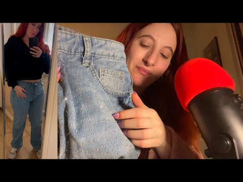 TRY ON HAUL ~ Fabris sounds 👖👚 OnlyRED ASMR