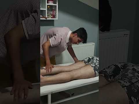 RELAXANT INTERVENTION FOR HAMSTRING MUSCLES #satisfying #relaxing #asmr #shorts #massage