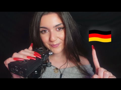 ASMR Deutsch I Teaching You German 🤤💤 | Counting, Whispering, Hand Movements german/deutsch