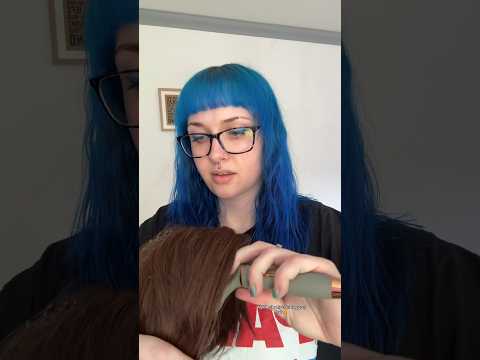 ASMR silently brushing your hair 👩‍🦰 #shorts #asmr