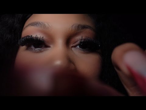 ASMR| Getting Something Out Of Your Eye (Camera Tapping, Mouth Sounds, Hand Movements)