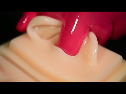 [ASMR] Put your finger very deeply into your silicon ear and massage it (subtitles, eardrum)