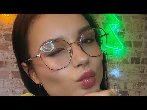 Eating a giant lollipop ( mouth sounds) ASMR