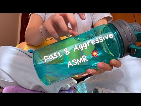 Fast & Aggressive ASMR 💥💪 Random triggers