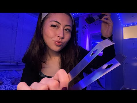 ASMR fast and aggressive personal attention!! SUUUPER tingly & CHAOTIC!! ⚡️⚡️