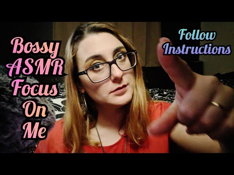 ASMR Soft Spoken Assertive, Bossy, Follow My Instructions For Sleep (twisted reiki)