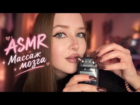 ASMR МОЩНЫЕ МУРАШКИ🔥Массаж мозга на Tascam
