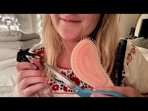ASMR - haircut role play | soft spoken