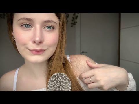 ASMR ~ gentle mic scratching // mouth sounds