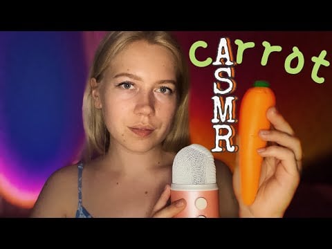 ASMR carrot 🥕 | #asmr #asmrminuha