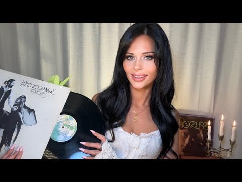 ASMR TIME TRAVEL 70s RECORD STORE 🌙 💿 Late Night Vinyl, Soft Spoken, Tracing